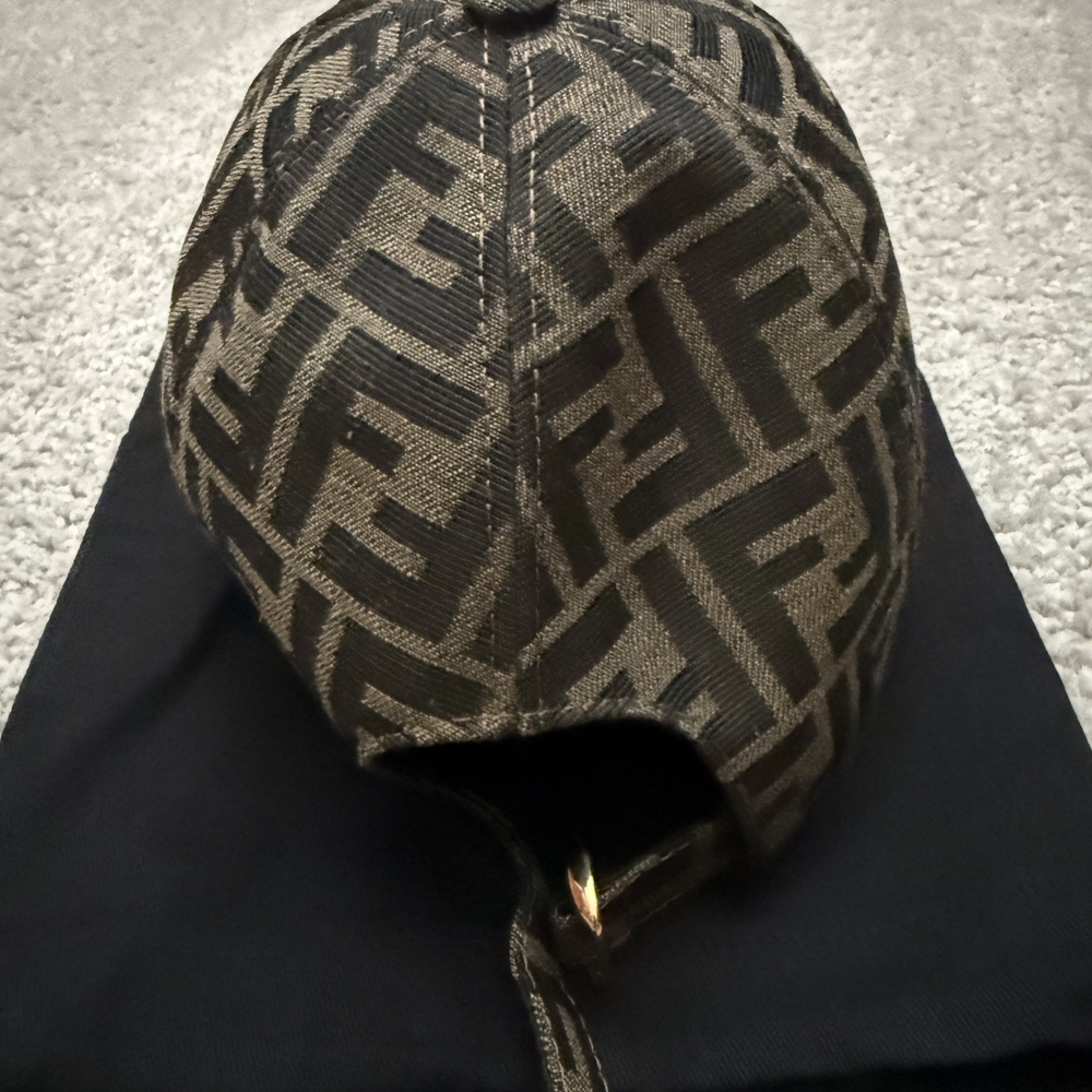 Brown Patterned Cap - image 4